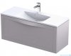 Oristo Skagen szafka z umywalką wisząca 119x50x45 piaskowy mat OR49-SD1S-120-10/UME-AM-120-92-C